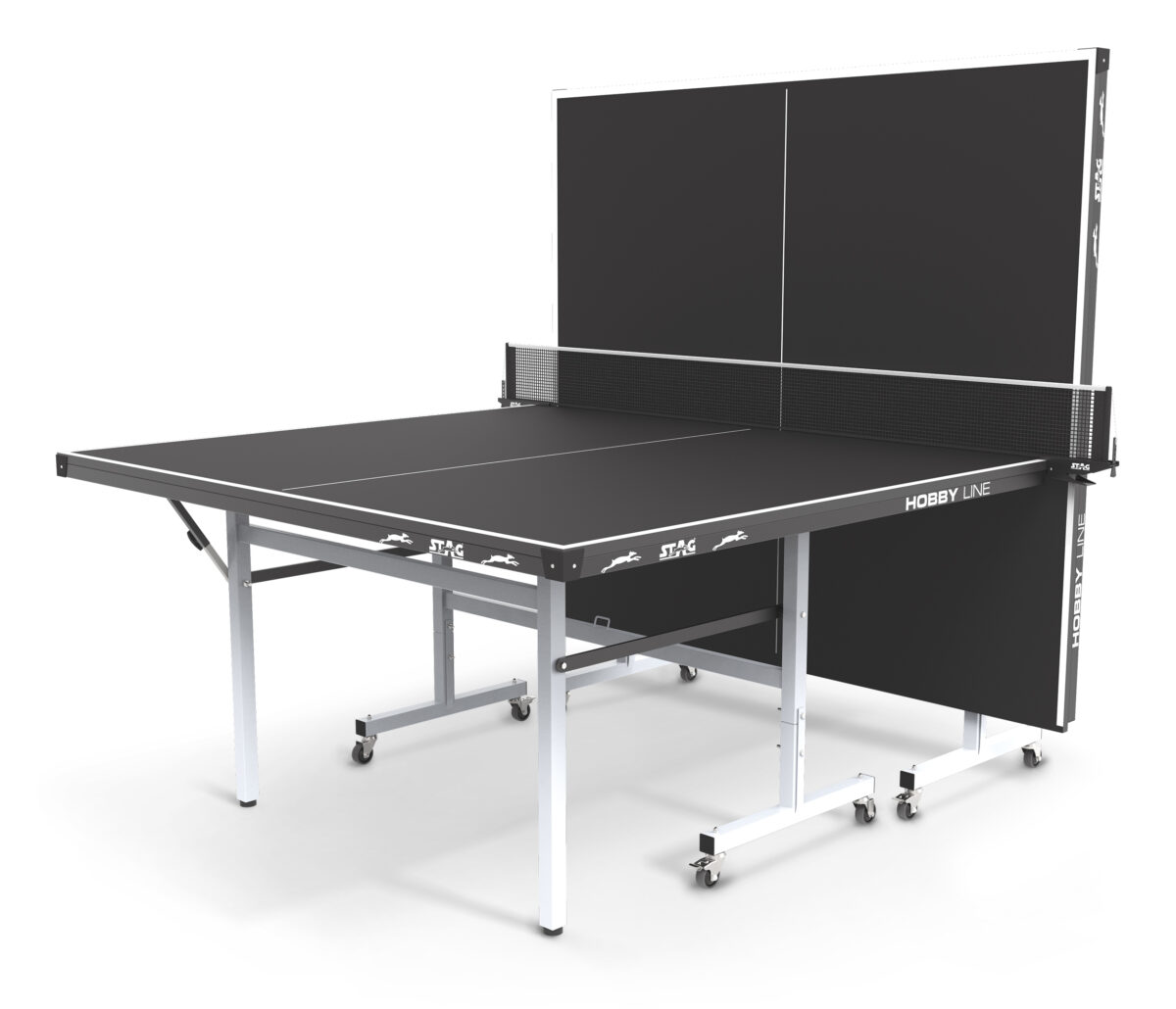 Τραπέζι Ping Pong Εσωτερικού Χώρου Stag Hobby 19mm Μαύρο - Image 2