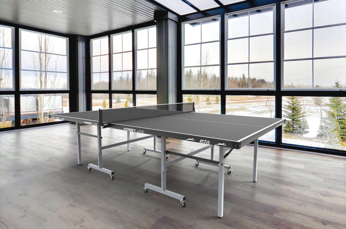 Τραπέζι Ping Pong Εσωτερικού Χώρου Stag Hobby 19mm Μαύρο - Image 4