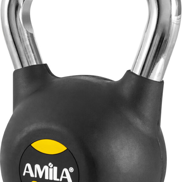 AMILA Kettlebell Rubber Cover Cr Handle 20Kg