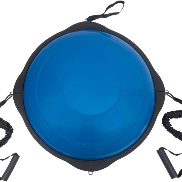 AMILA Balance Ball με Ξύλινη Βάση Μπλε 63cm