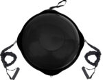 AMILA Balance Ball με Ξύλινη Βάση Mat Black 63cm