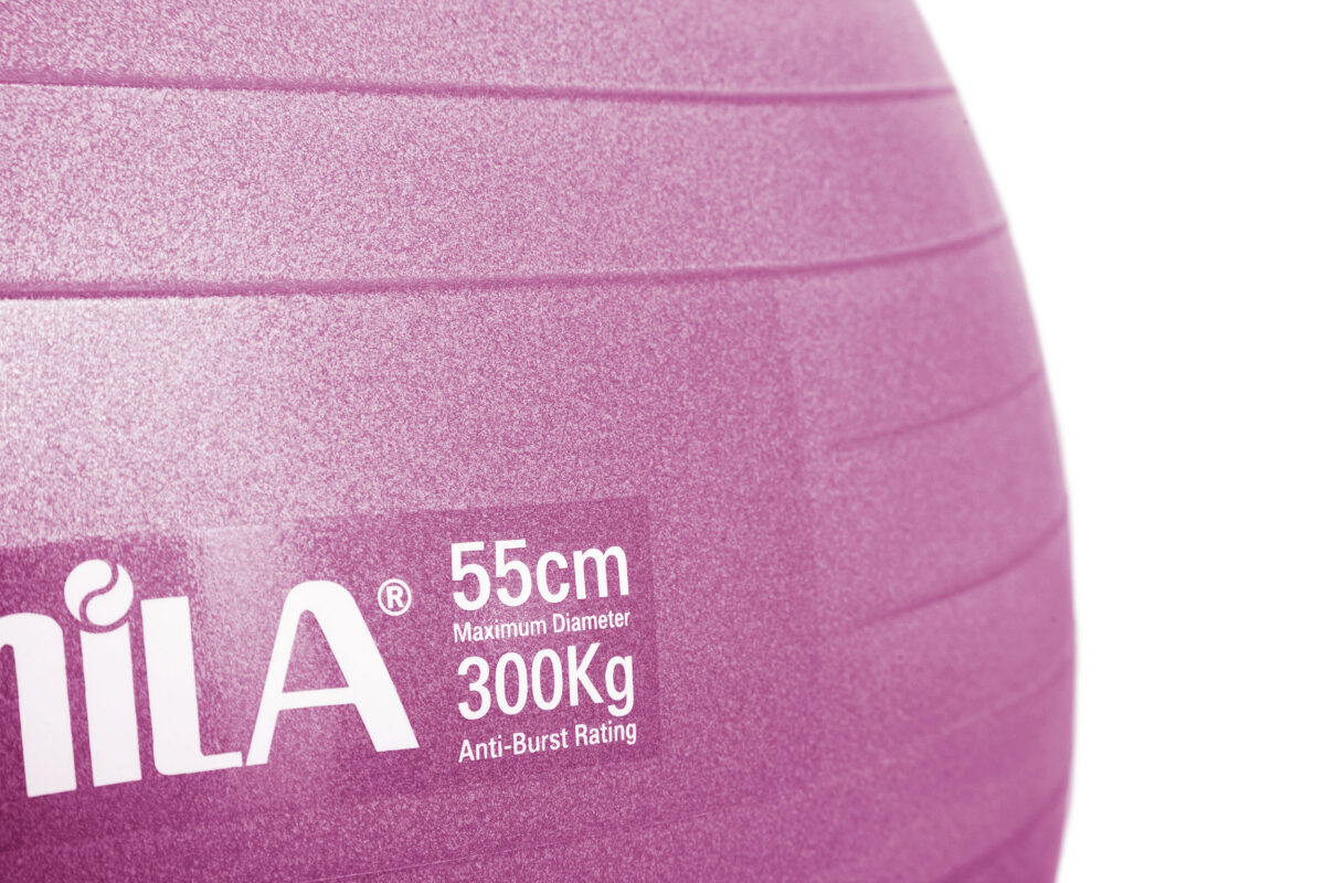 Μπάλα Γυμναστικής AMILA GYMBALL 55cm Ροζ Bulk - Image 2
