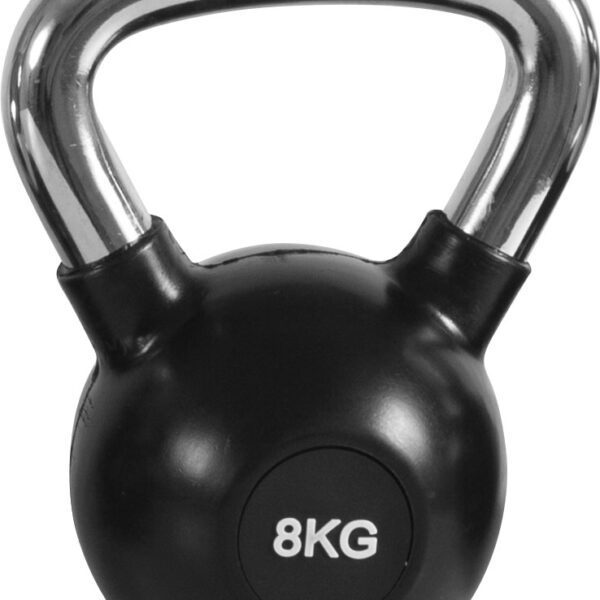 Kettlebell Rubber Cover Cr Handle 8Kg