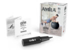 Μπάλα Γυμναστικής AMILA GYMBALL 75cm Μαύρη - Image 3