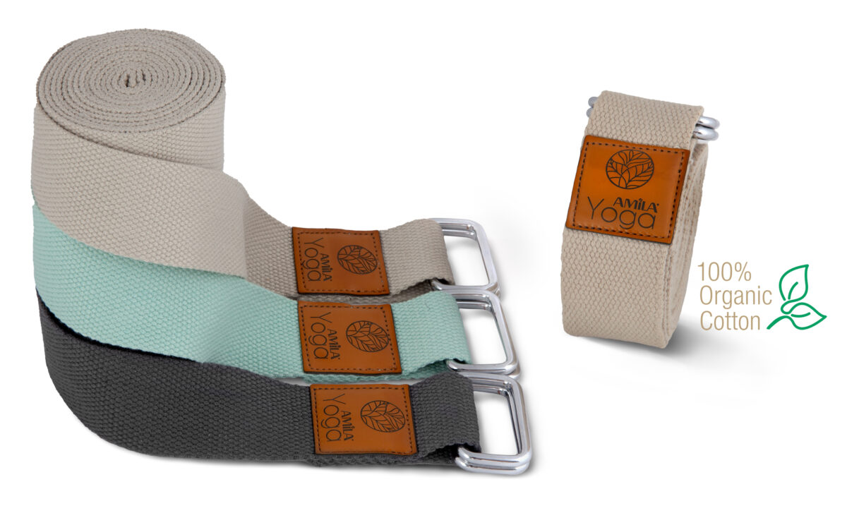 Ζώνη για Power Yoga AMILA Natural - Image 3