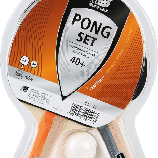 Σετ Ping Pong Sunflex (2 ρακέτες + 3 μπαλάκια)