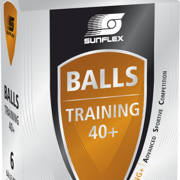 Μπαλάκια Ping Pong Sunflex Training PVC 6 Τεμάχια