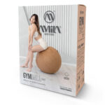 Κάλυμμα για Μπάλα Γυμναστικής AMILA GYMBALL 75cm Sueded Καφέ - Image 4
