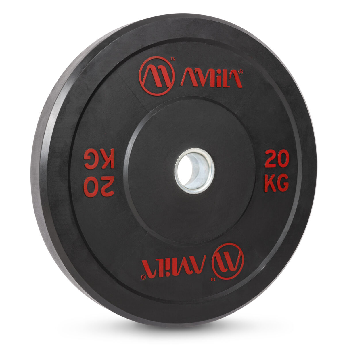 Δίσκος AMILA Black R Bumper Slim 50mm 20Kg - Image 2