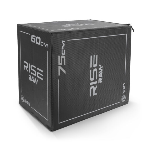 Πλειομετρικό Κουτί Plyo Box Raw Rise 50x60x75 cm - Μαύρο
